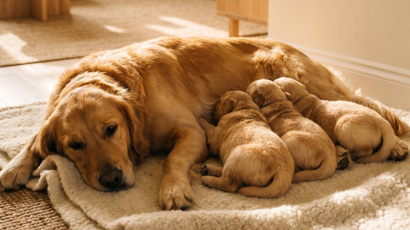 Puppy alone in a new home on the first night