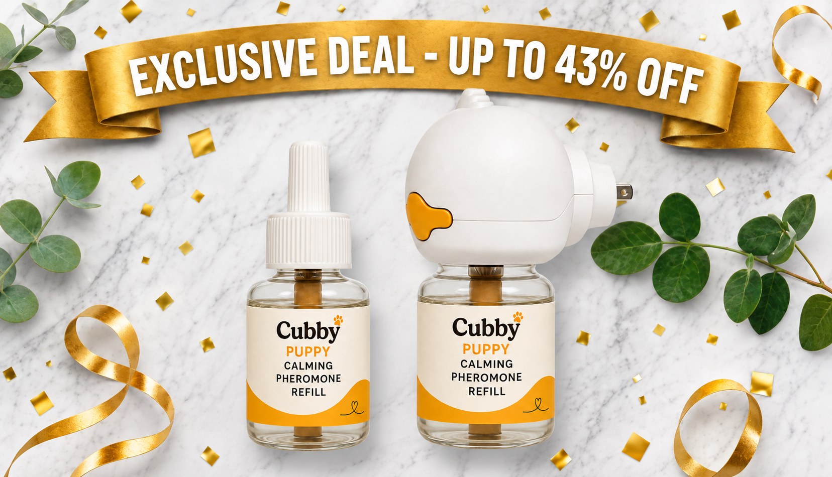 Cubby Puppy Calming Diffuser and refill