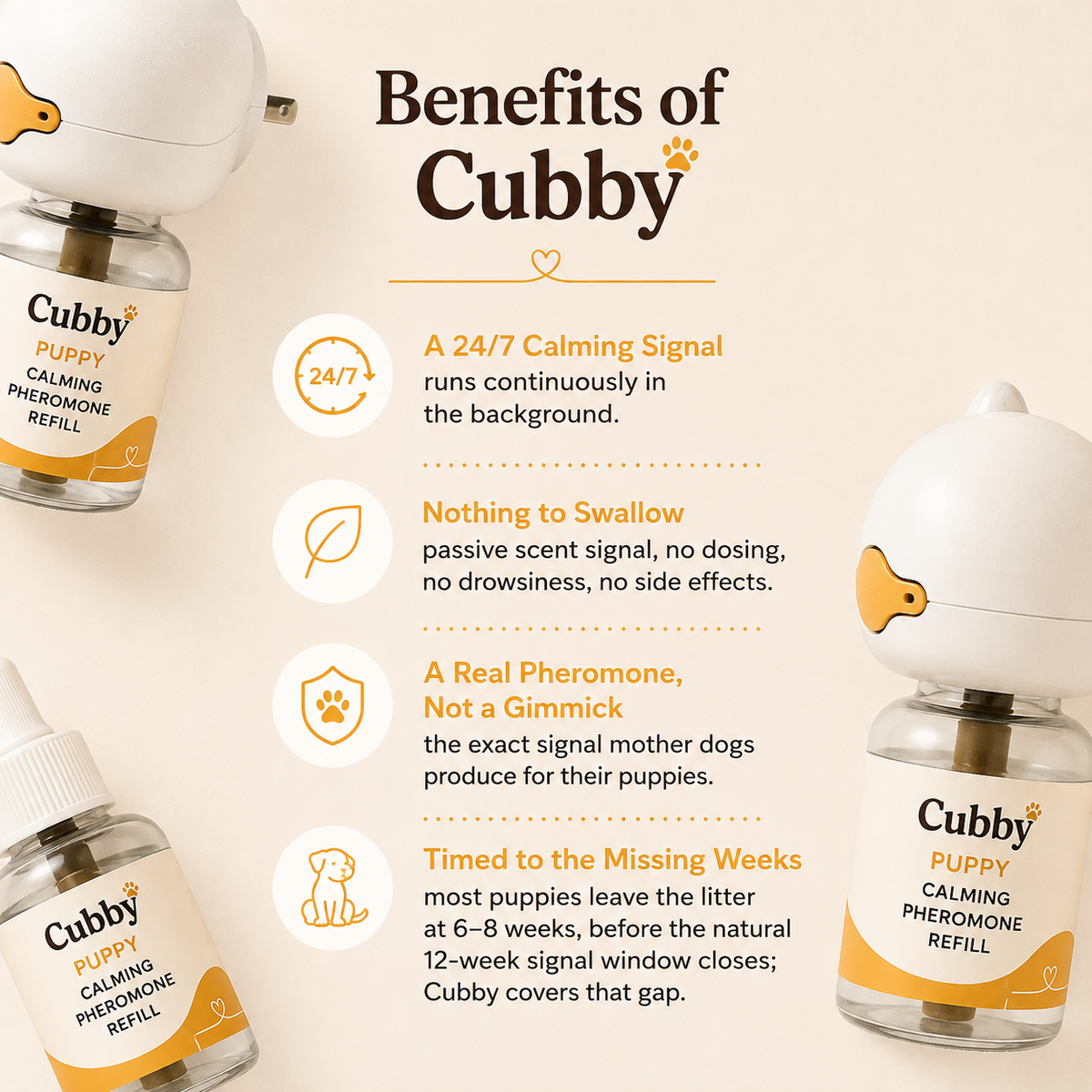 Cubby Puppy Calming Diffuser