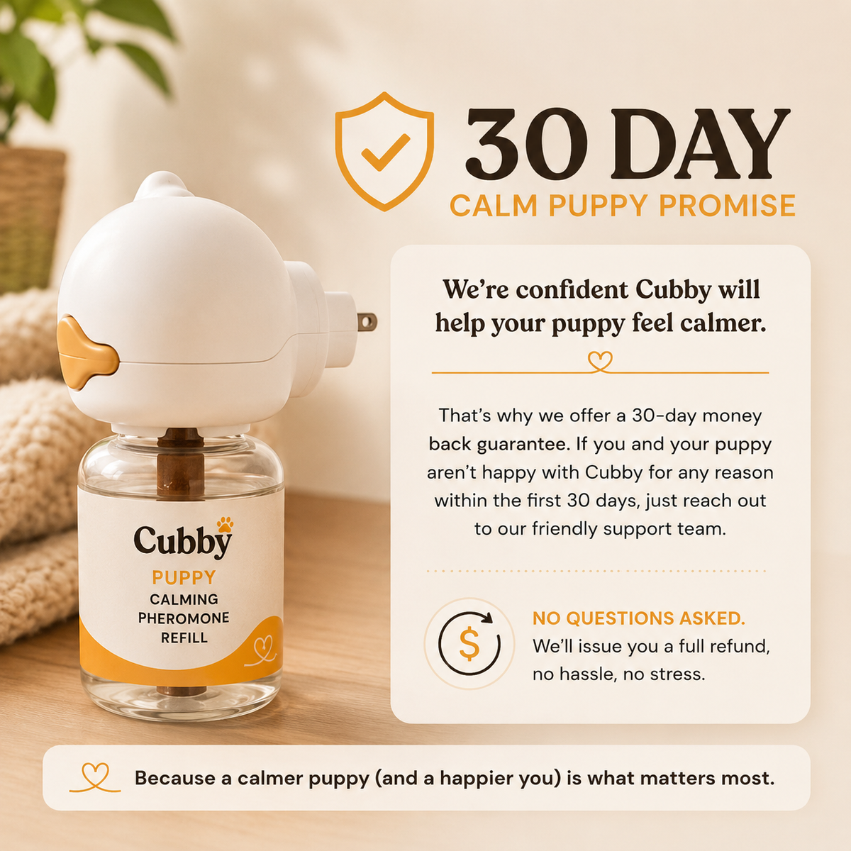 Cubby Puppy Calming Diffuser